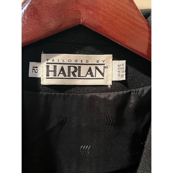 Vintage Blazer Suit Coat Jacket Embroidered Gold Leaf Thread with Pearl Accent - Picture 5 of 9